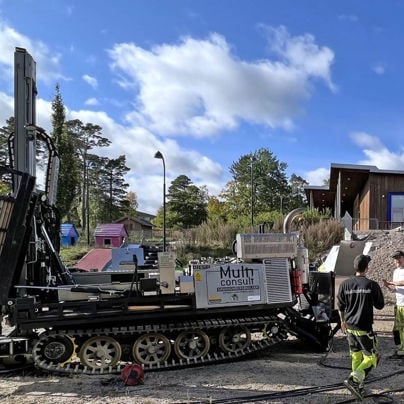 Grunnundersøkelser med fossilfri rigg - Øvre Slettheia barnehage barnehage 