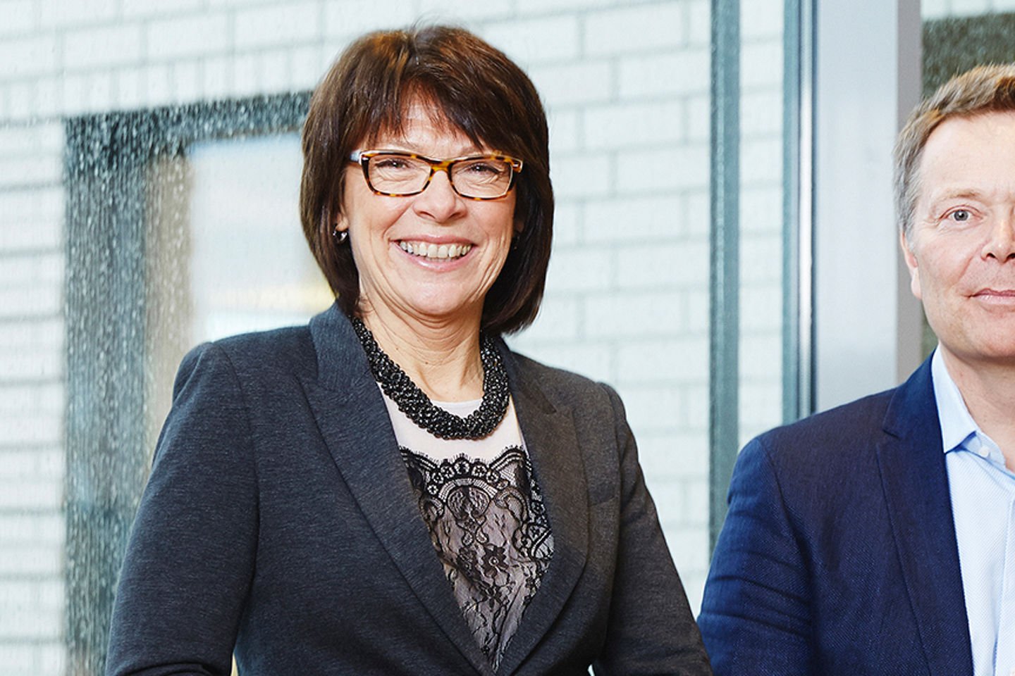 Anne Harris, CFO, og Christian Nørgaard Madsen, adm.dir.