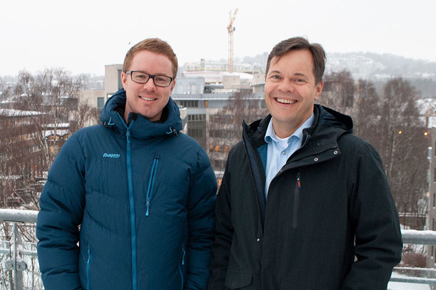 Gjermund Våge (til høyre) sier at samfunnssikkerhet er et satsningsområde for Multiconsult. Det