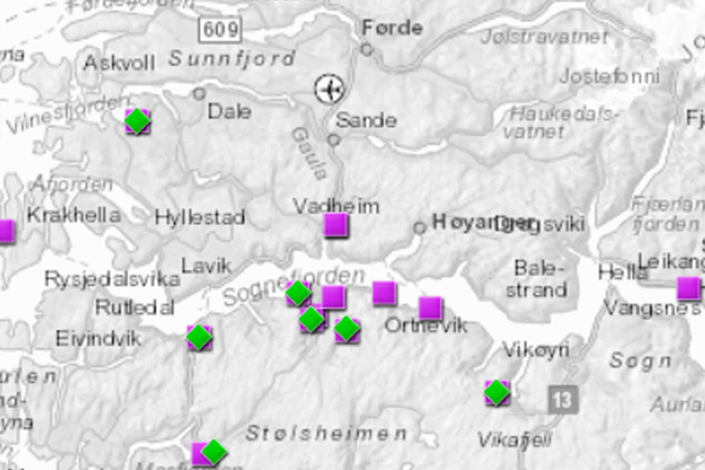 AkvaGIS NS9416 gir en rekke informasjon som er nyttig for havbruksnæringen. | Illustrasjon: