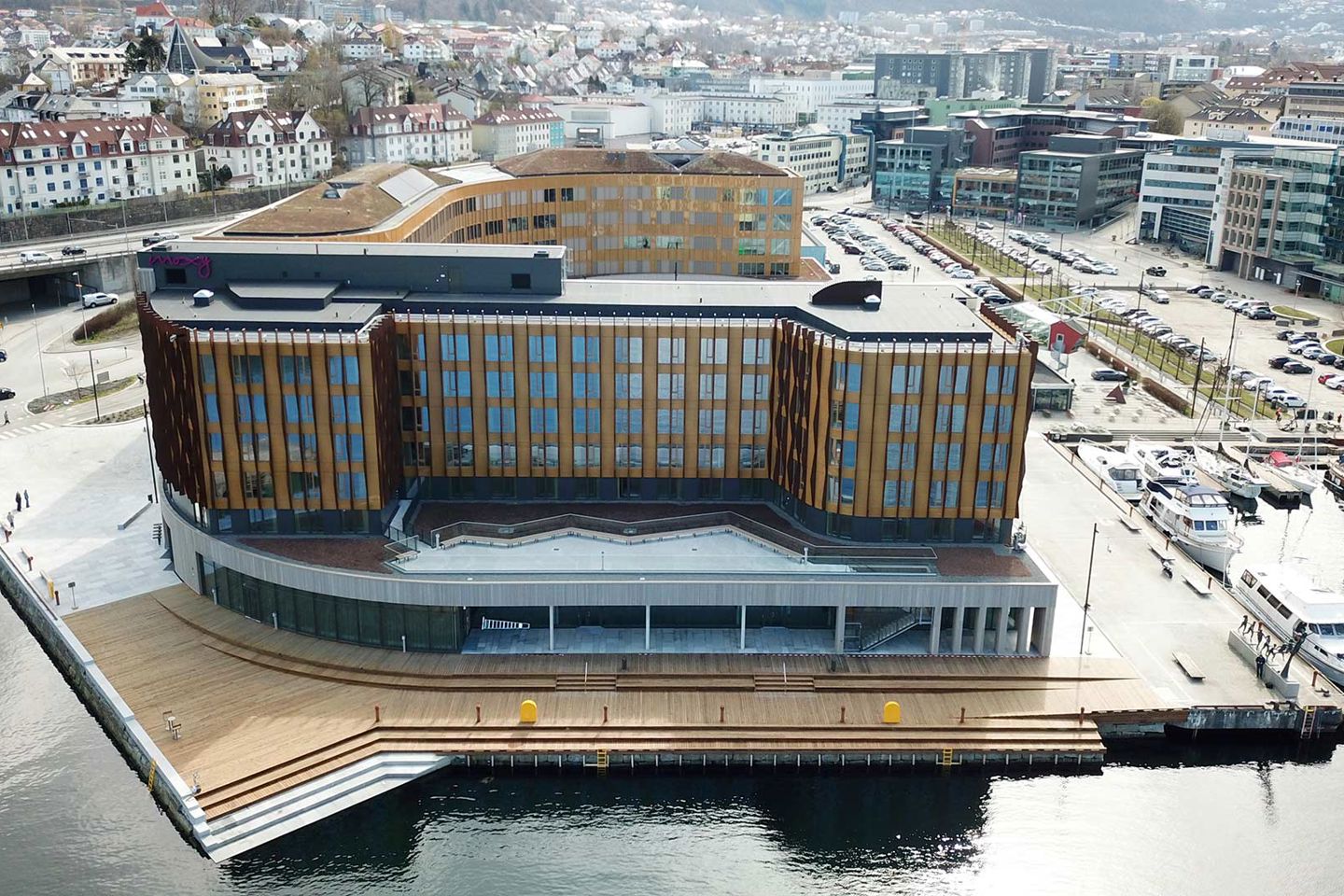 Det nye hotellet Moxy Bergen |