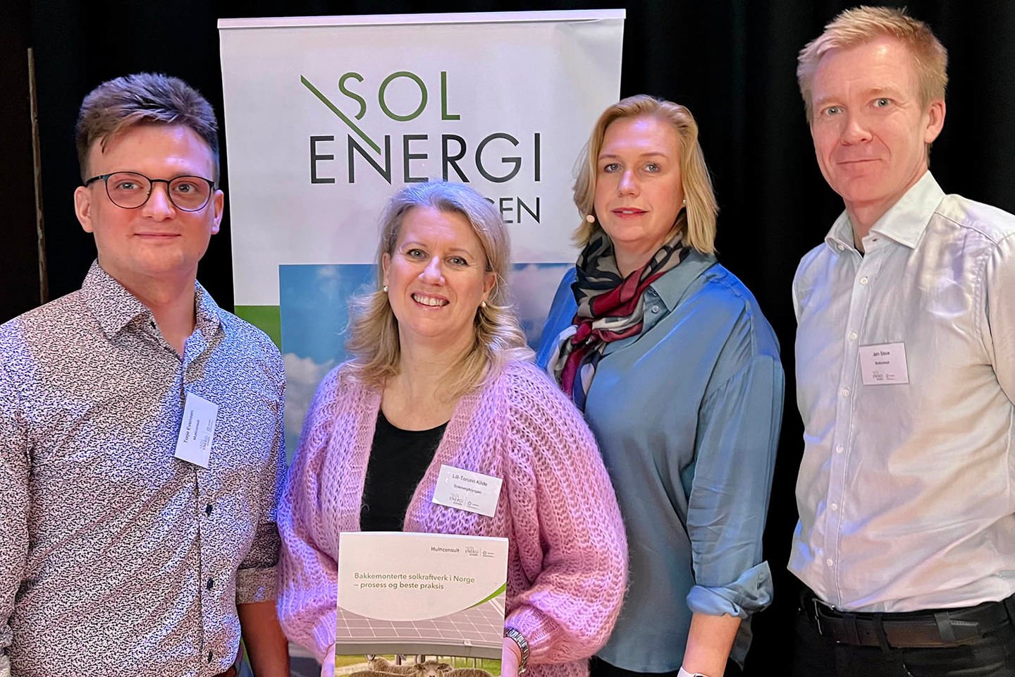 Torje Evensen (Multiconsult), Lill-Torun Kilde og Trine Kopstad Berentsen (Solenergiklyngen) og