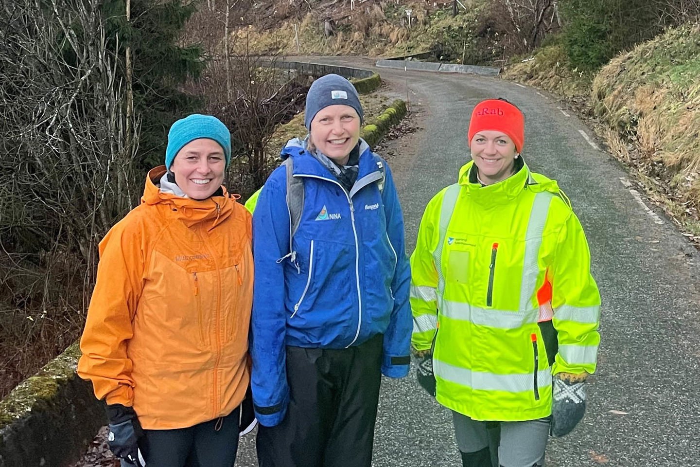 Flostranda har verdifull natur. Karianne Thøger Haaverstad (Multiconsult), Astrid Skrindo (NINA) og